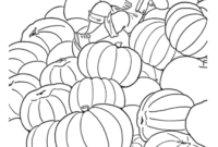 halloween pumpkins coloring pages