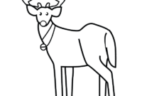 free printable reindeer coloring pages