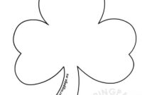 coloring page shamrock