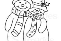 snowman family coloring pages