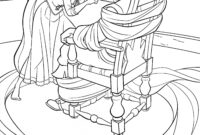 rapunzel coloring book