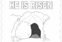 empty tomb coloring pages