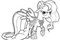 rainbow dash my little pony colouring pages