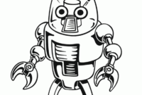 coloring pages robot