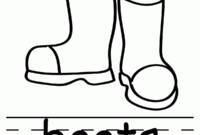 coloring pages boots