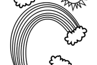 rainbow coloring sheet printable