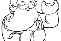 santa coloring