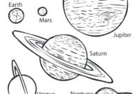 8 planets coloring pages