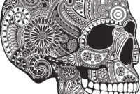 halloween coloring pages skull