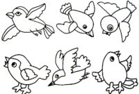 preschool bird coloring pages