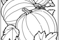 coloring picture of pumpkin