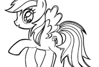 rainbow dash coloring pages