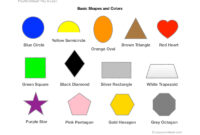 shapes and colors printables