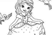 printable coloring pages sofia the first