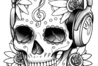 printable coloring pages skulls