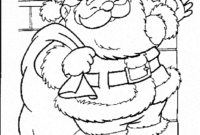 printable santa claus coloring pages