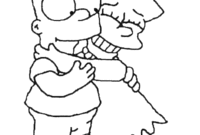 colouring pages simpsons