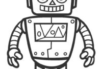 robot coloring pages