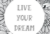 inspirational sayings coloring pages