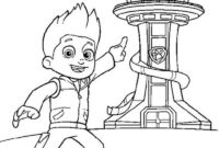 paw patrol coloring pages ryder