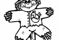 scarecrow pictures to color