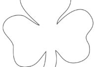 preschool shamrock coloring page