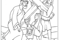 holy week coloring pages